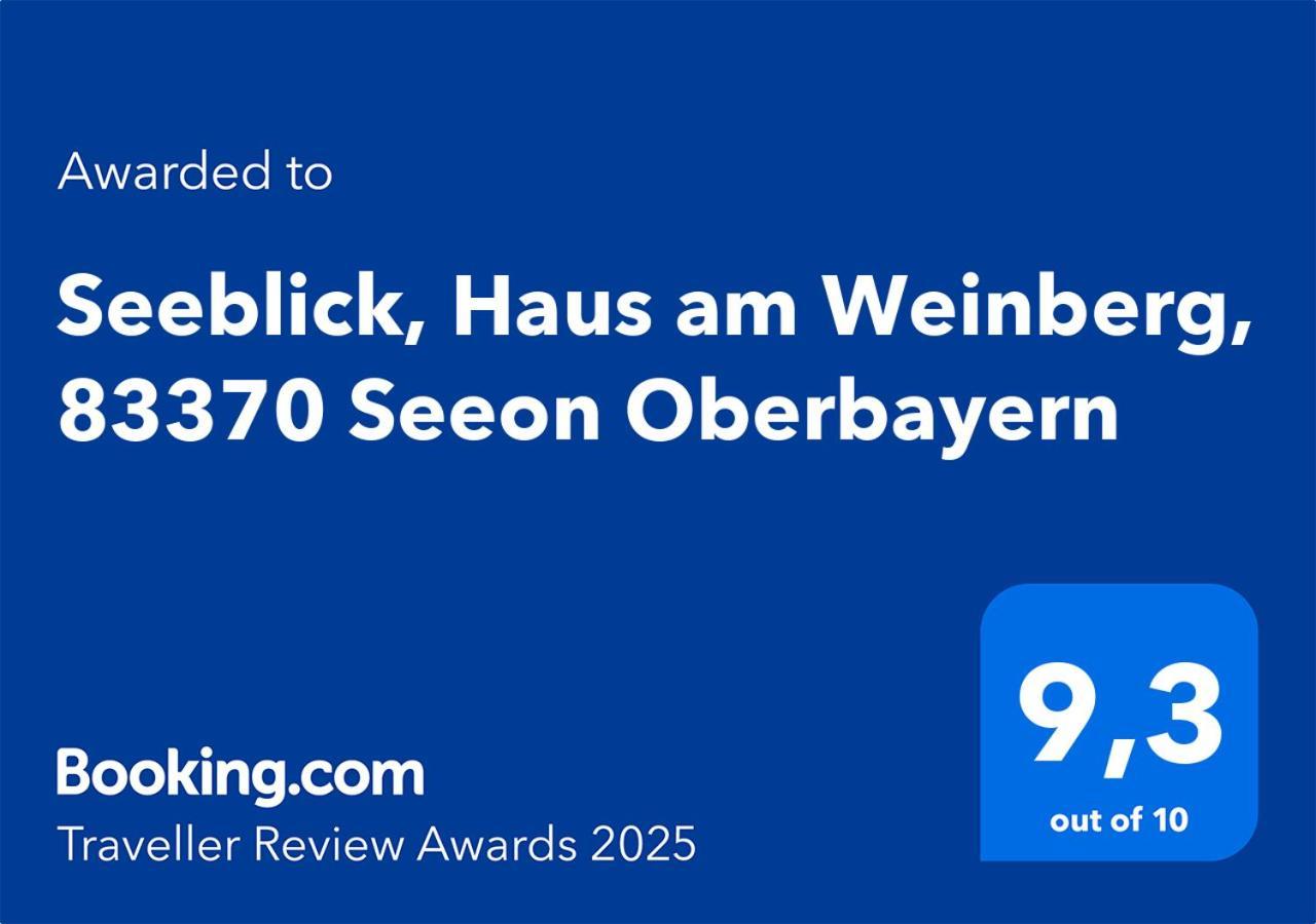 Seeblick Chiemgau, Haus Am Weinberg, 83370 Seeon Oberbayern Ngoại thất bức ảnh